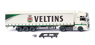 102-053710 - H0 - Gardinenplanensattelzug (MAN TGX Euro 6c) Veltins